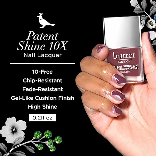 Miniatura 23 de butter LONDON Patent Shine 10X Esmalte de uñas – Acabado similar al gel y resistente a las astillas, ayuda a proteger y fortalecer las uñas, vegano