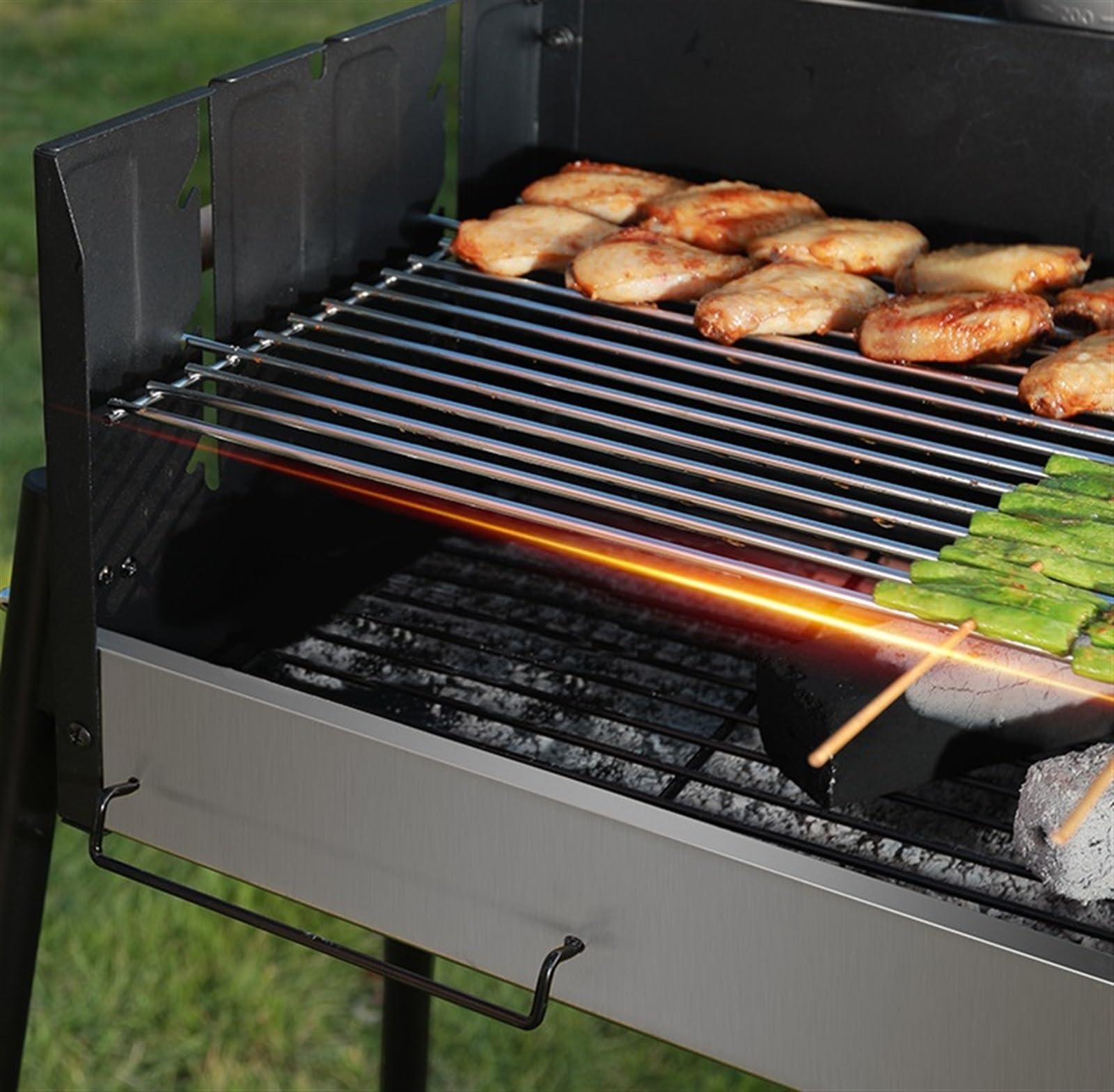 Griglia Barbecue Griglia Barbecue Griglia A Carbone Portatile Griglia Per Barbecue All'aperto Griglia Pieghevole Per Campeggio In Giardino Con Patio BBQ Barbeque