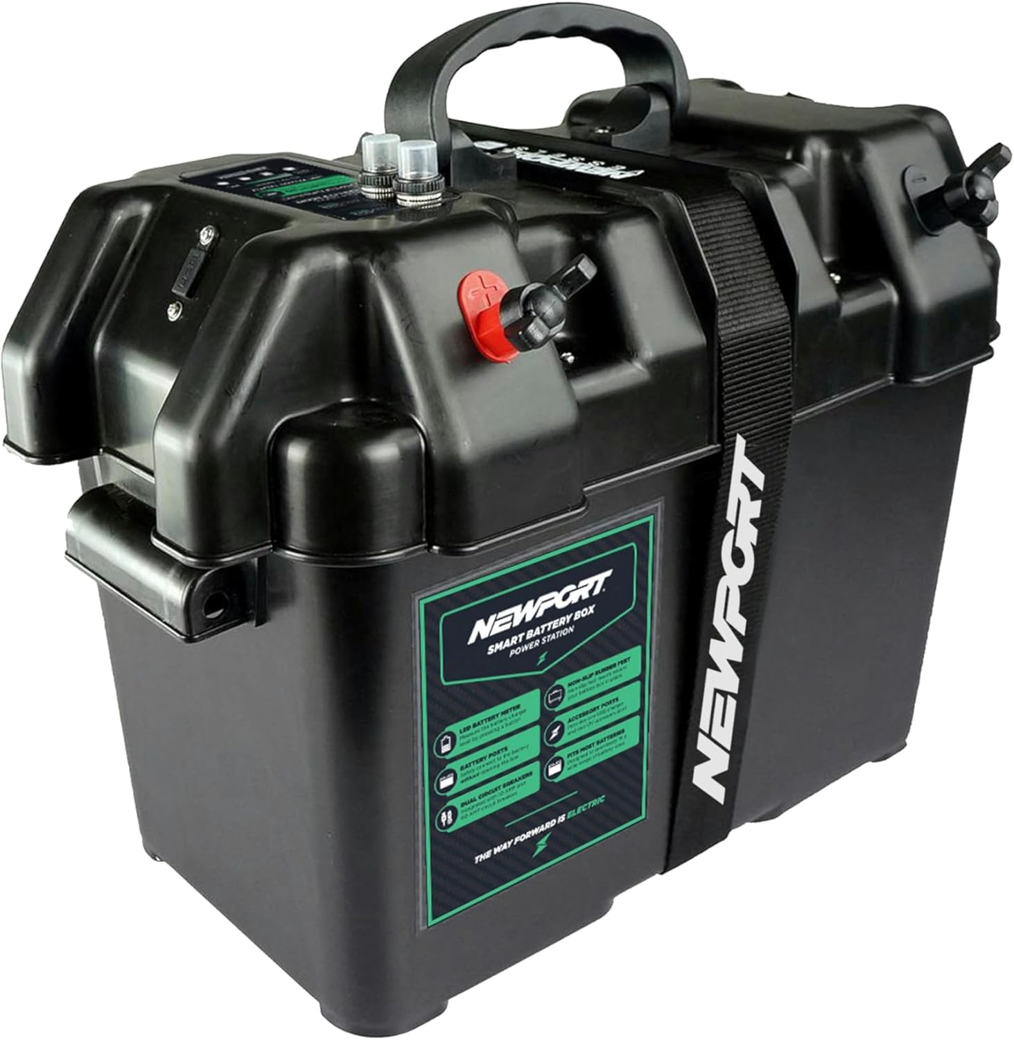 Newport Trolling Motor Smart Battery Box Power Center with USB