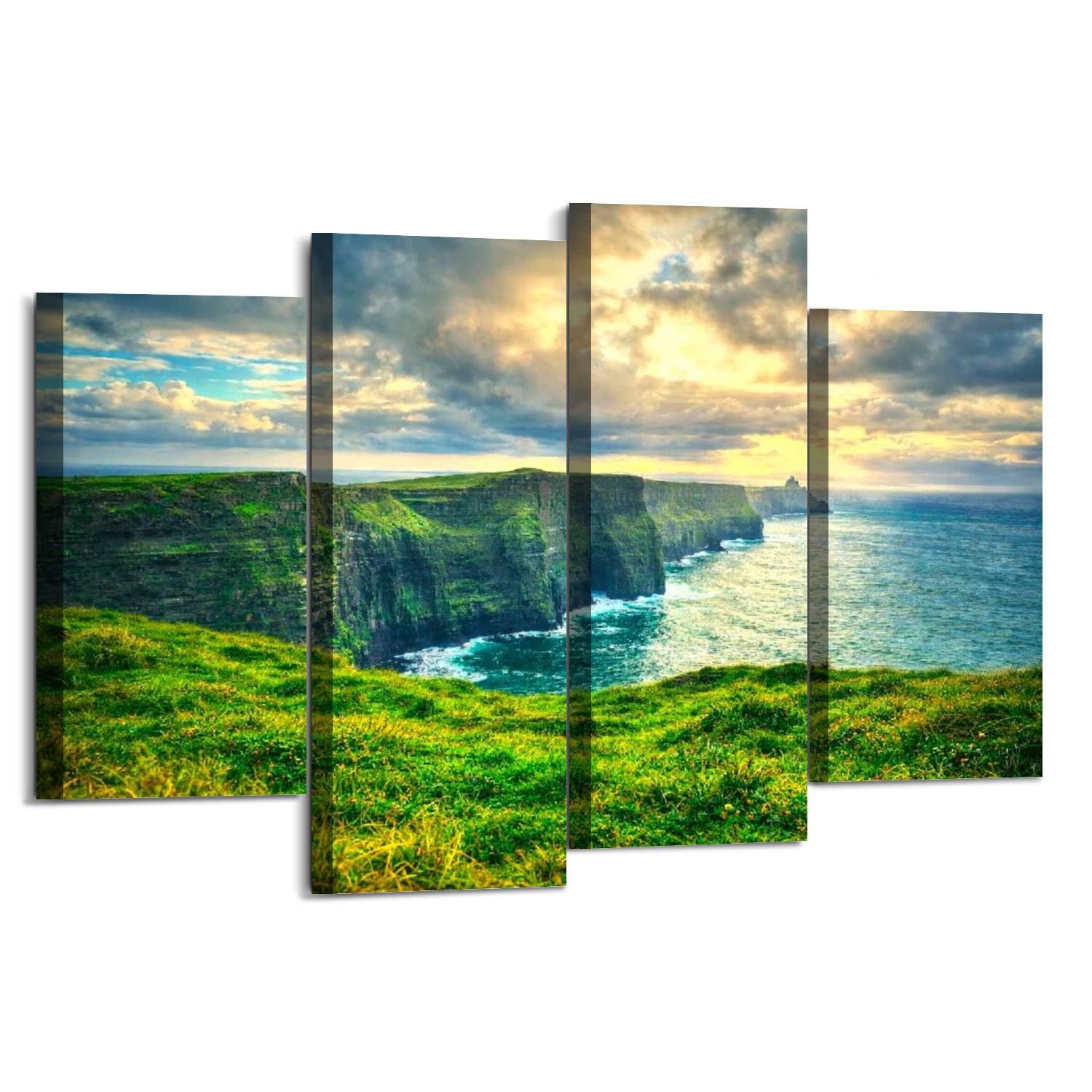 Photo 1 of Weone Artwork 4 Panel Canvas Wall Art