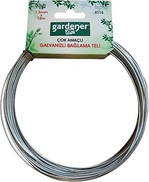 Gardener 3115 Galvanized Multi-Purpose Binding Wire - 1.5Mm X 12M