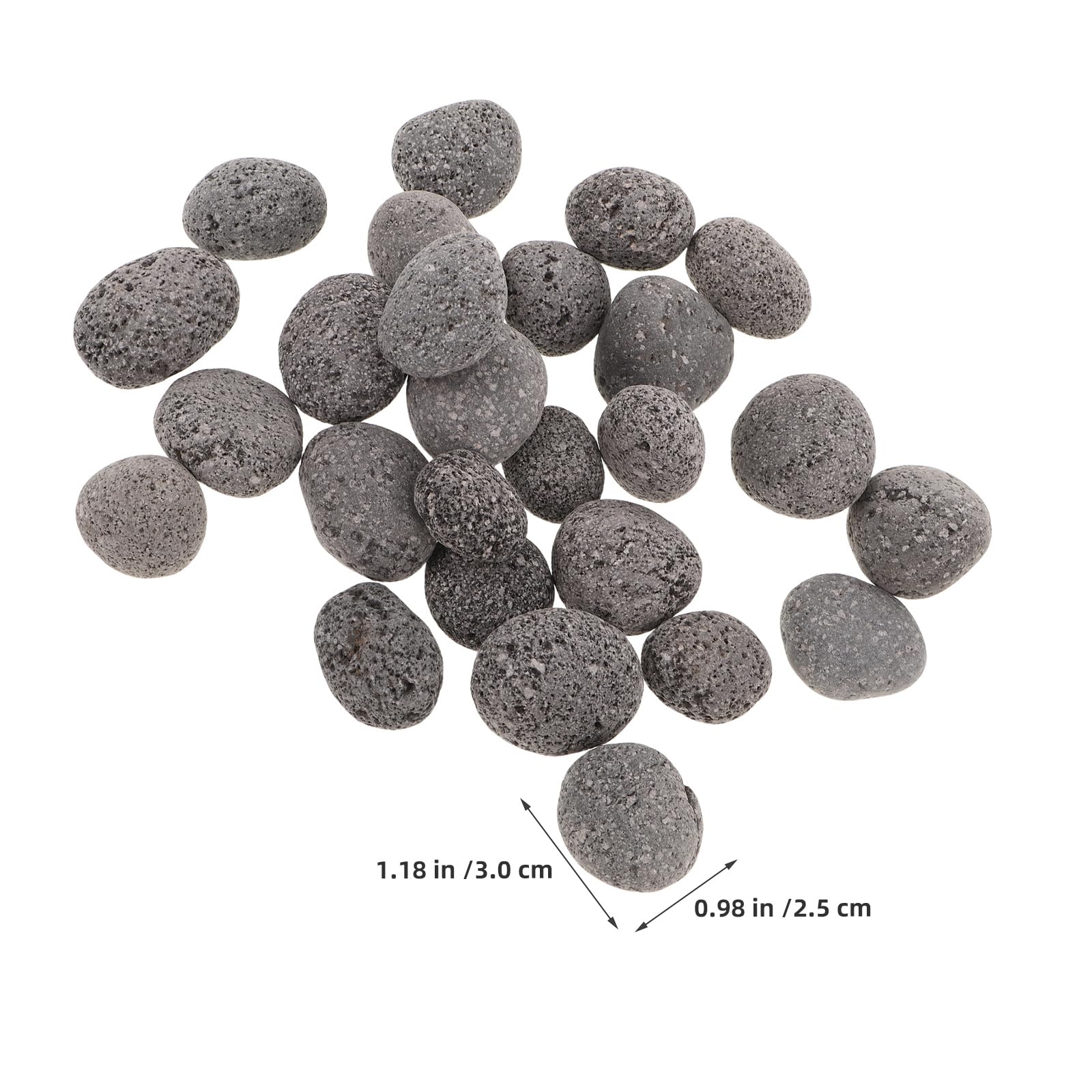 SHINEOFI Saunasteine Heizstein 2–3cm 1,9 kg Basaltsteine Robustes Saunazubehör für Saunaofen und Tragbare Dampfbäder Geeignet für Sauna und Wellness zu Hause