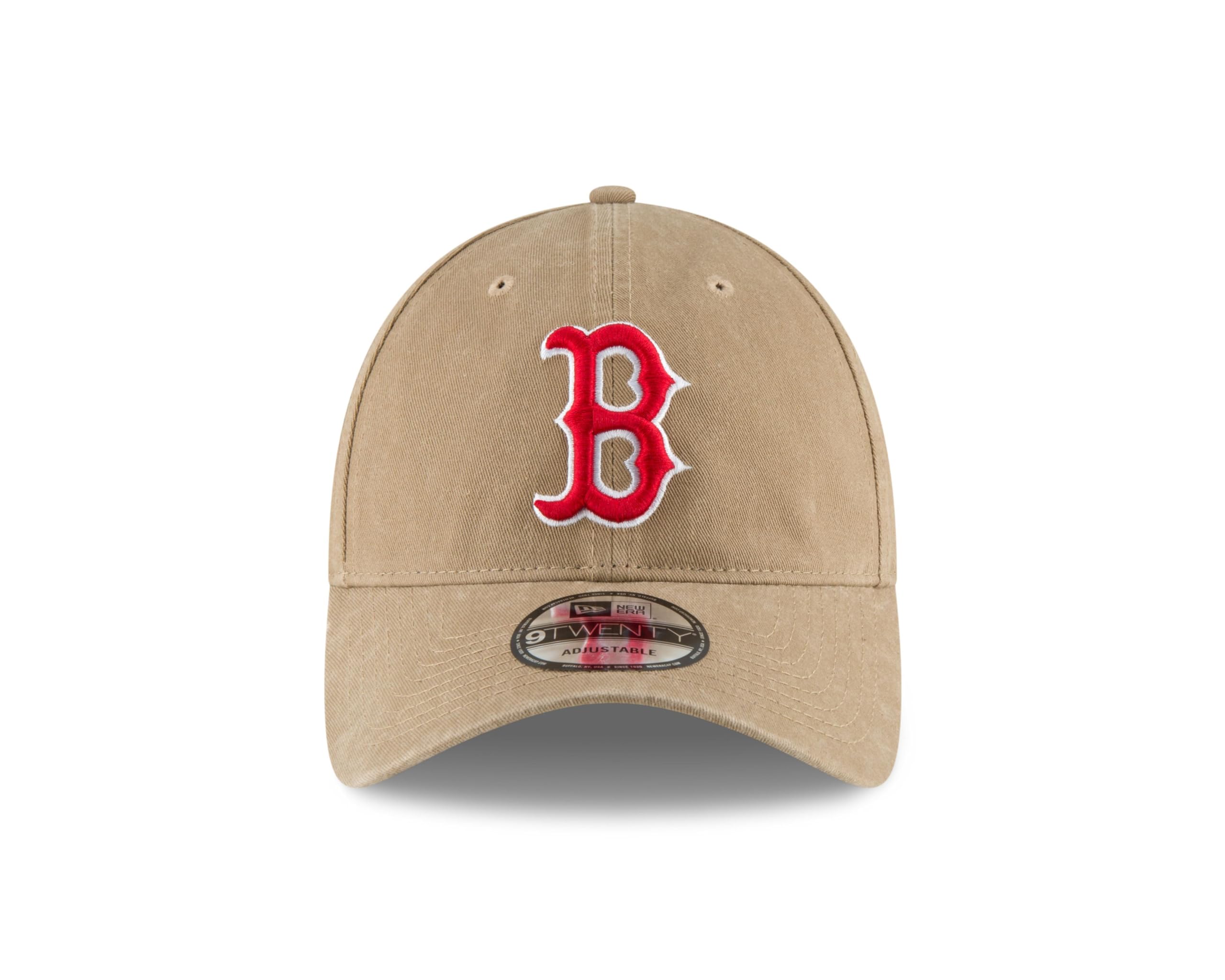 New Era Boston Red Sox MLB Core Classic Marrone 9Twenty Berretto Regolabile
