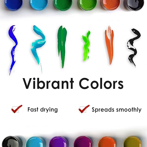 Miniatura 5 de Ledgebay Pintura por números, para adultos, de principiantes a avanzados, divertidos proyectos de arte y manualidades, Aurora Bliss, multicolor,