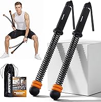 Paleclouds Portable Ropeless Battle Ropes - Adjustable Weight Cordless HIIT Ropes for Home Gym, Low-Impact Strength Training, Men & Women (Black)
