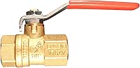 Milton S-1094-8 1/2" FNPT Full Port Heavy-Duty Brass Ball Valve - 400 PSI Air/Water/Oil, Made in USA