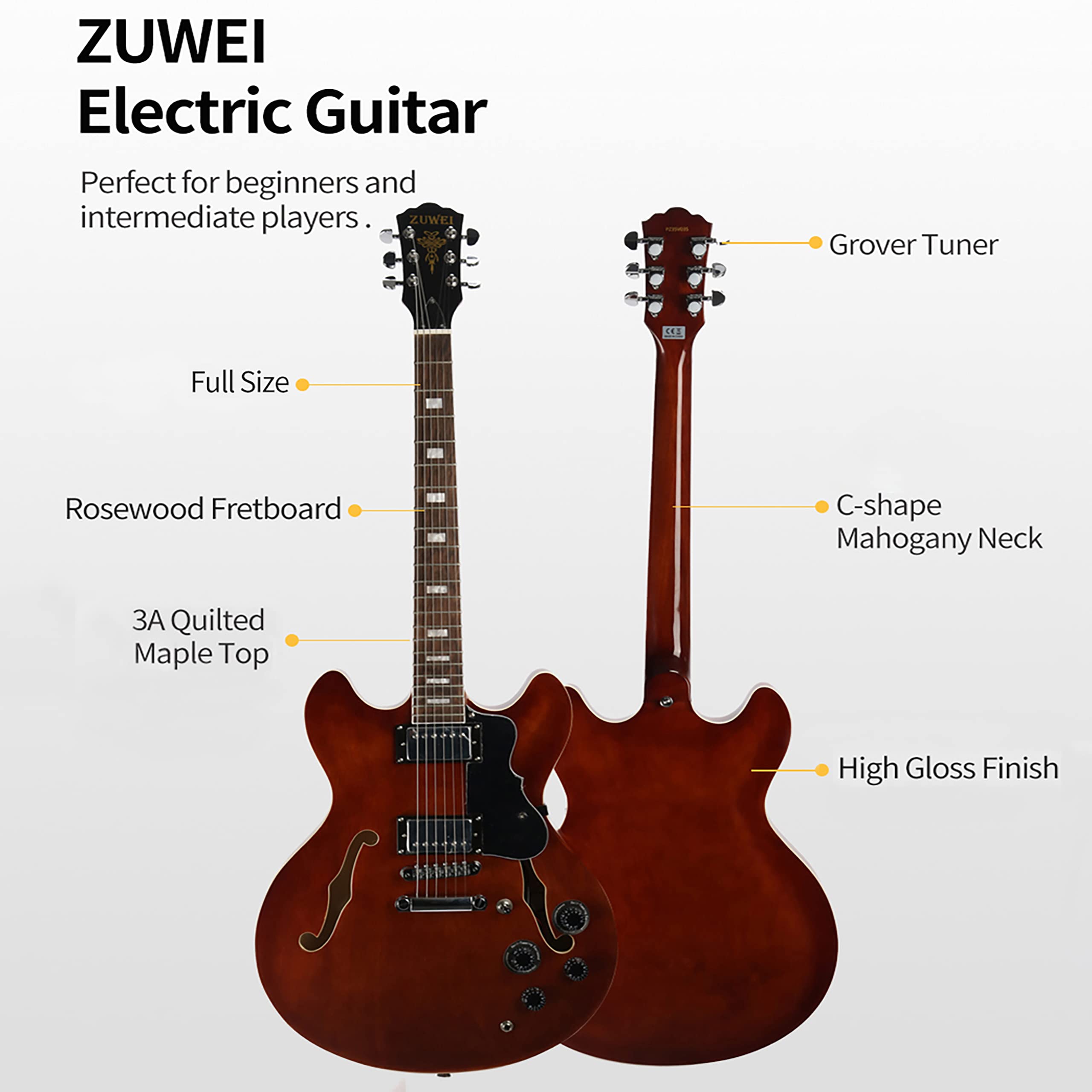 Amazon.co.jp: ZUWEI: エレキギター&ベース