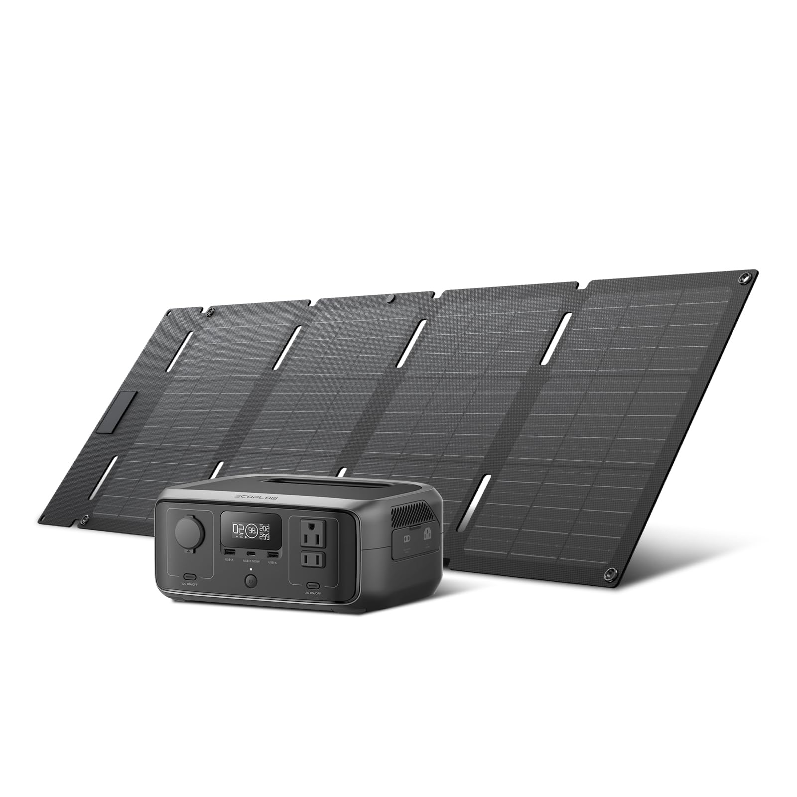 EcoFlow Solar Generator  3 ソーラーパネル付 Amazon.com : EF ECOFLOW Solar Generator RIVER 3 with 45W