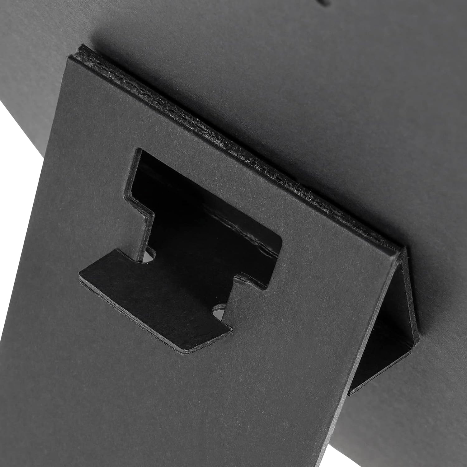 20 Pack 8 x 7 Inch Black Velvet Necklace Easel, Jewelry Display Stand image 3
