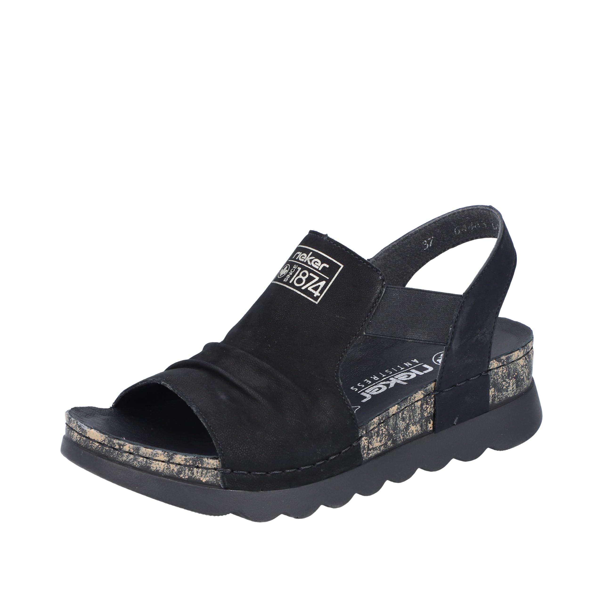 Rieker Women's Sandals in Black, black, 6.5 UK