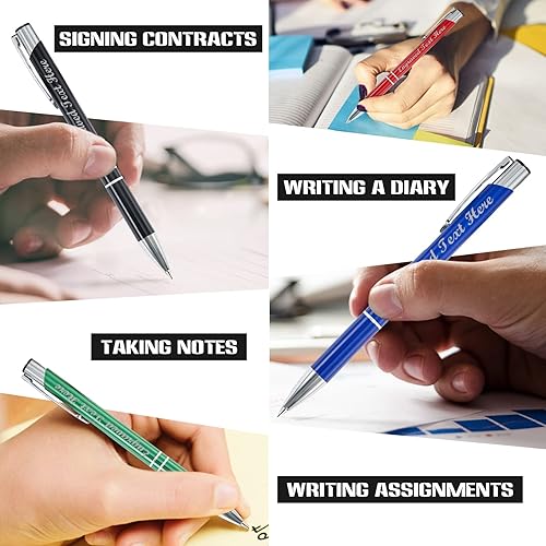 Miniatura 6 de Bolígrafos personalizados a granel con grabado sin nombre, bolígrafo de impresión personalizada, bolígrafo de metal pastel, regalo personalizado