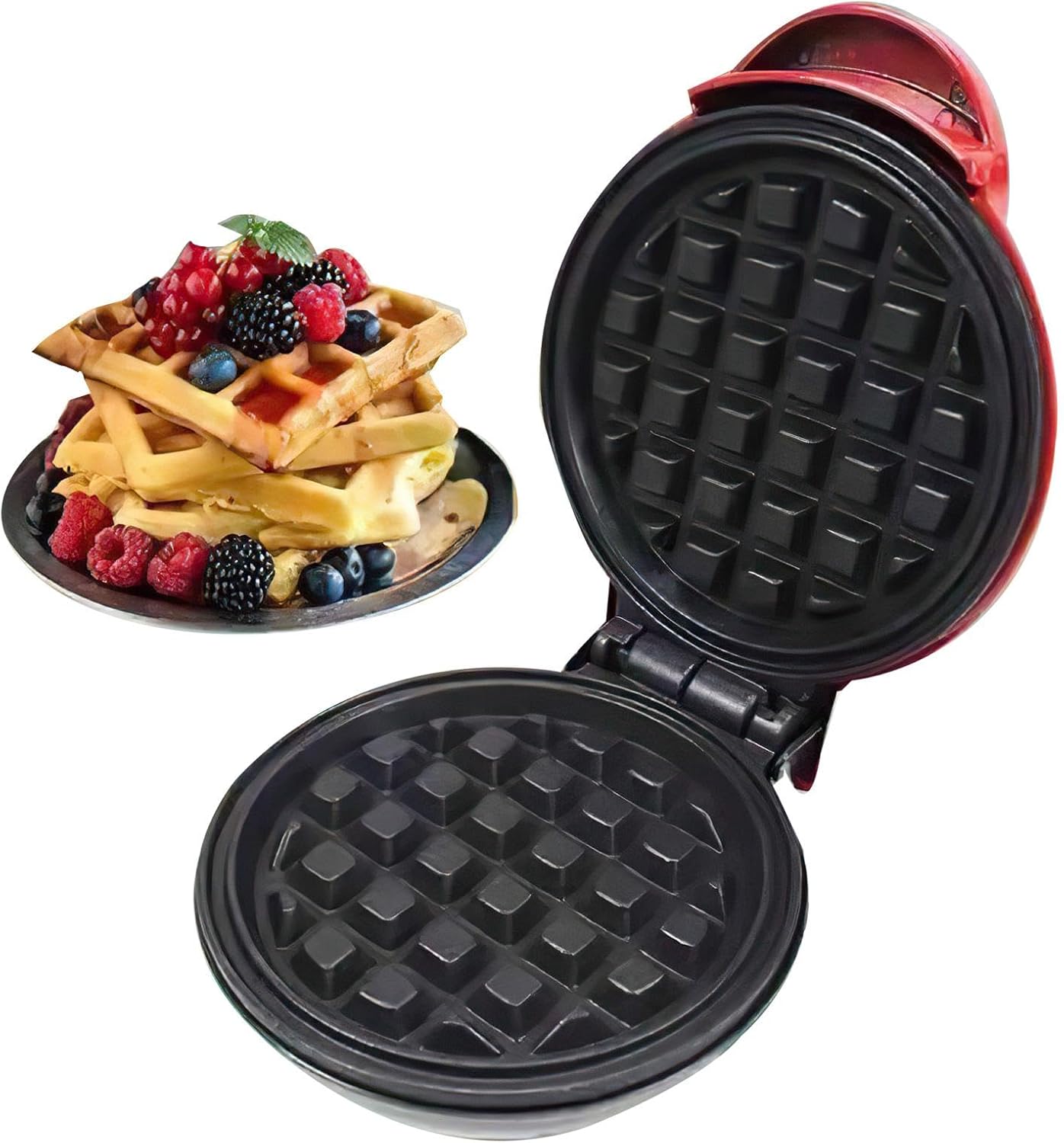 Amazon.co.jp Mini Waffle Machine Mini Waffle Maker Machine, Belgian