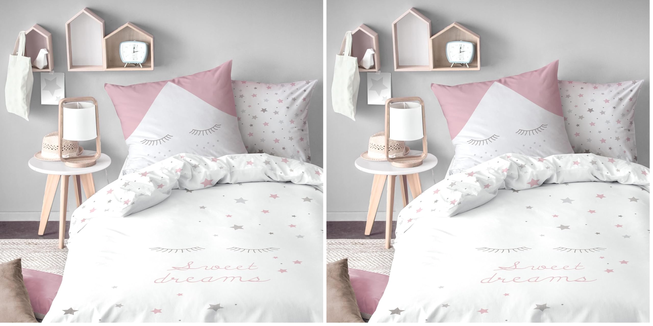 Linge de lit 140x200 100% coton haut de gamme MATT & ROSE pour enfant