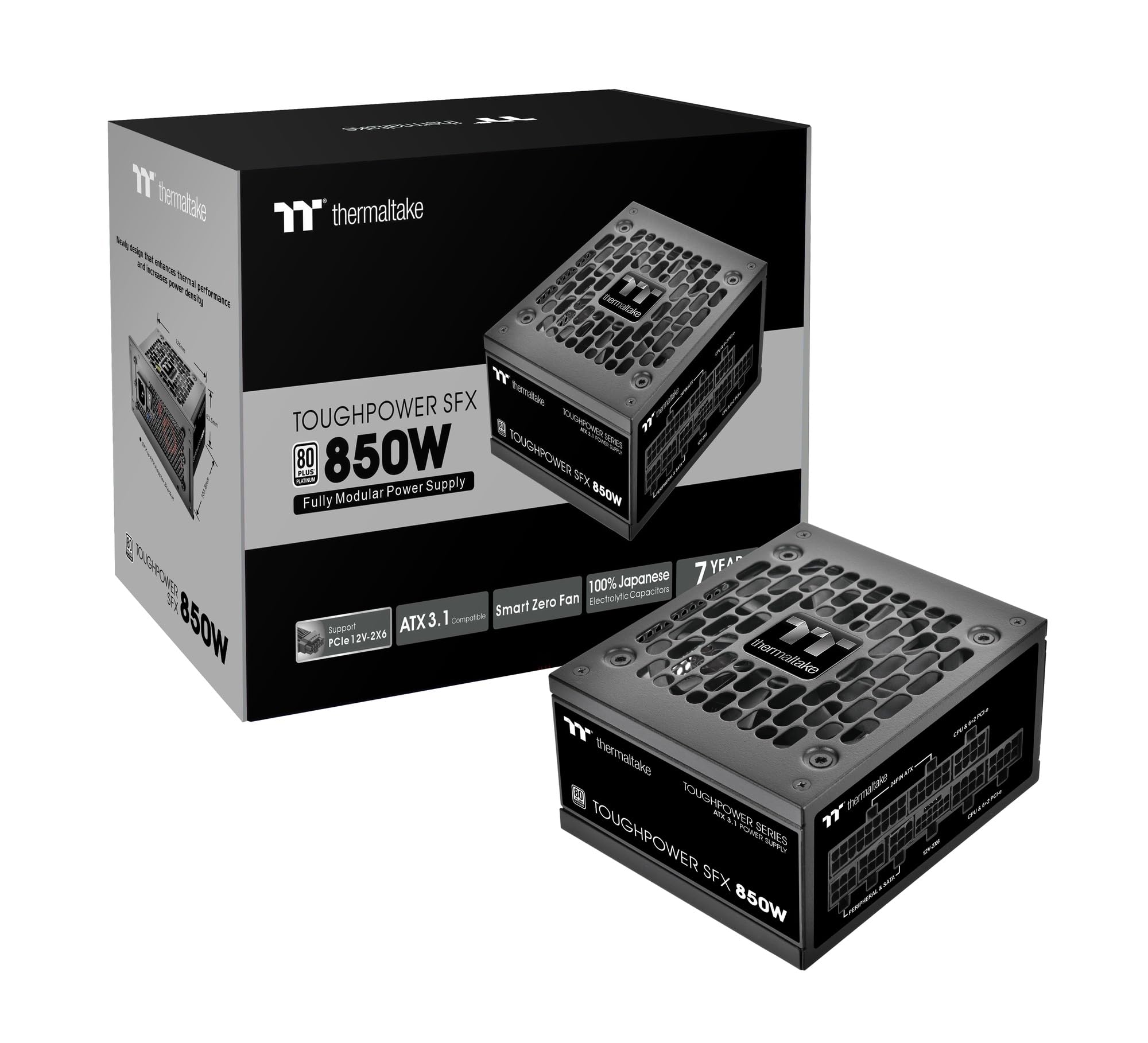 Amazon | Thermaltake TOUGHPOWER SFX/0850W ATX3.1 PLATINUM PC電源