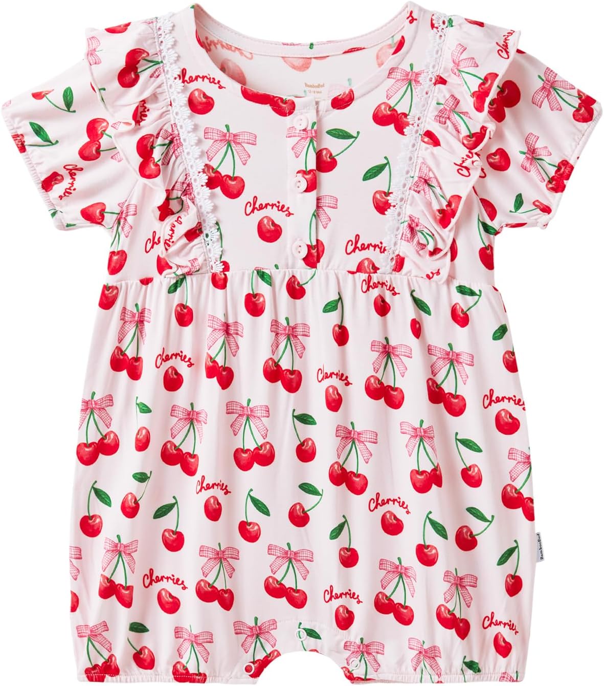 Baby Girls Rompers Jumpsuits Toddler Short Sleeve Infant Sleep and Play Romper Viscose from Bamboo Clothes