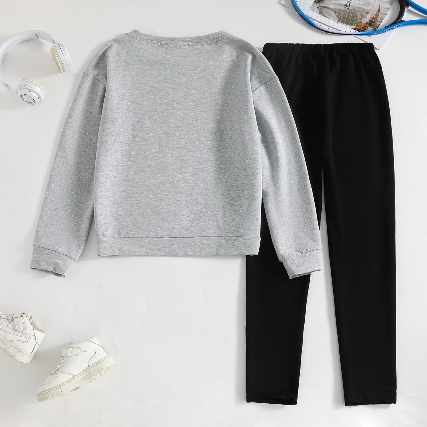 Girls Clothes Sweatshirt Casual Outfit for Girl Leggings 2 Piece Fall Pants Set - Image 6