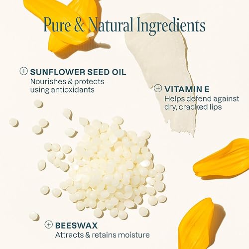 Miniatura 5 de Cliganic USDA Bálsamo labial orgánico  100% mantequilla natural, para labios agrietados y secos