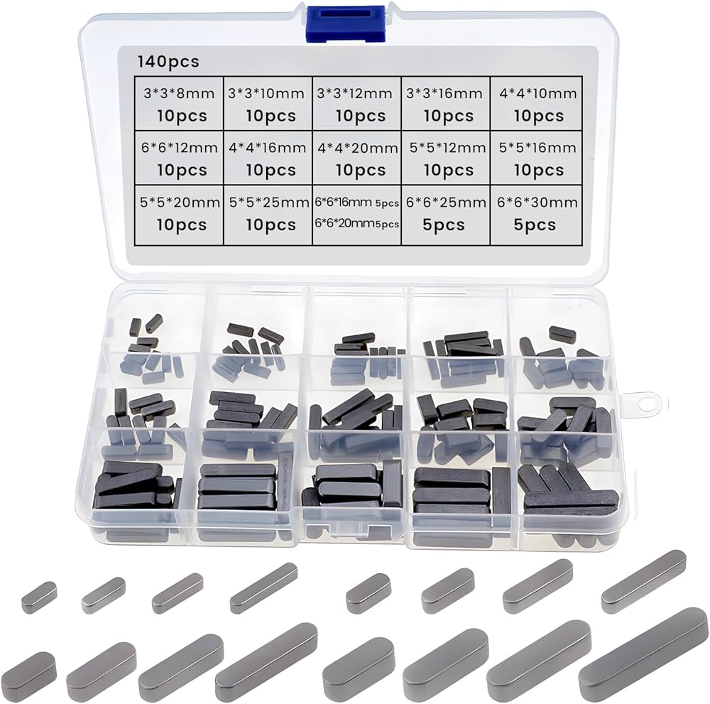 Amazon.co.jp: プーリーキー溝キー、平行スクエアストックキー