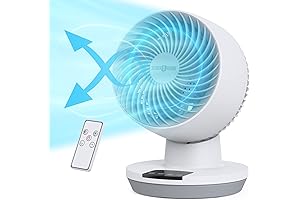 Woozoo Globe Multi-Directional 5-Speed Oscillating Fan w/ Remote