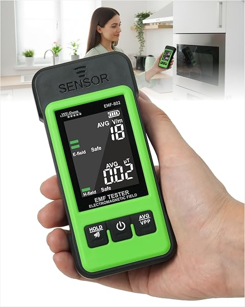 VVV-Group EMF-802 Radiation Meter with LCD Alarm