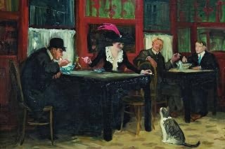 ART.COM Wall Art Print Chinese Restaurant by John Sloan, 18" x 12"