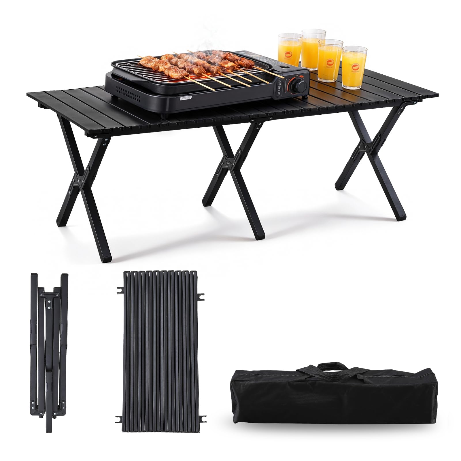TAO ONE Camping Tisch Klappbar Tragbar Tasche Picknick Stran