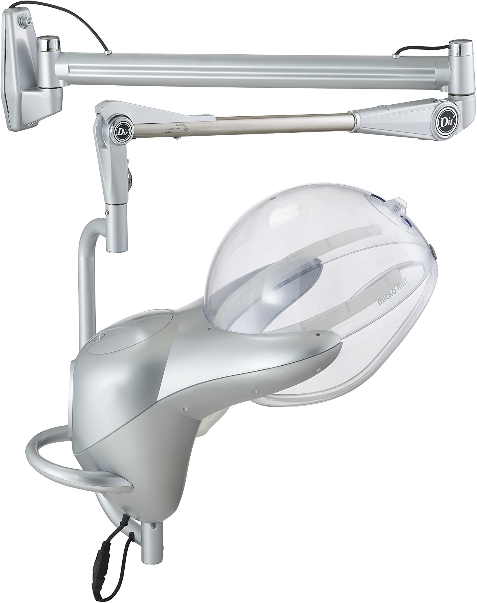 DIR Beauty Salon Hair Steamer, Hood Wall Mount Hair Treatment Steamer ION