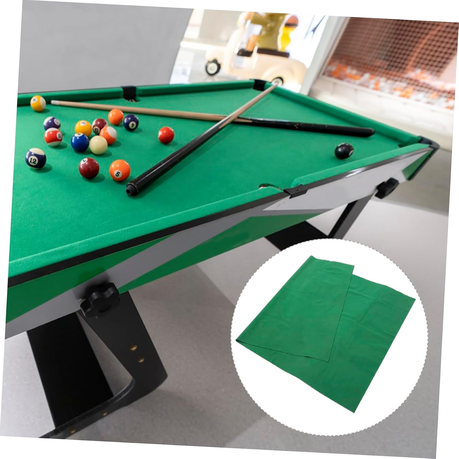 2pcs Billiard Tablecloth Table Cloth Tablecloths Tablecloth for Pool Table Billiard Pool Cloth Billiards