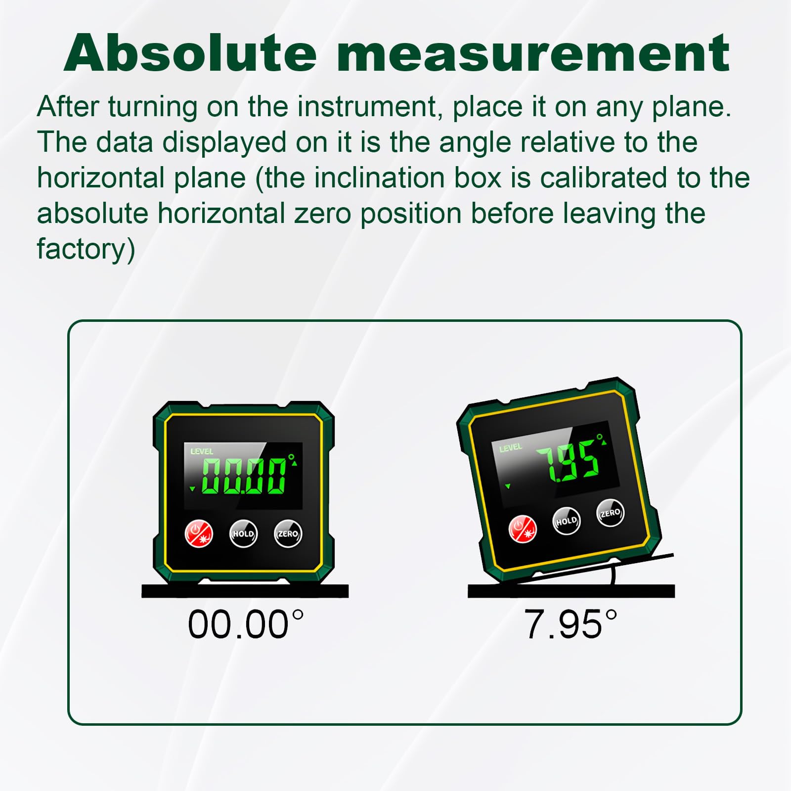 ZITUZY Digital Level Box with USB Charging, Digital Angle Finder, Magnetic Digital Angle Finder with Electronic Laser - Image 4