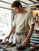 Vista 21 de JUKMO Cinturón táctico de liberación rápida, trabajo militar de 1.5 pulgadas, cinturón de senderismo con hebilla de cinturón de seguridad resistente