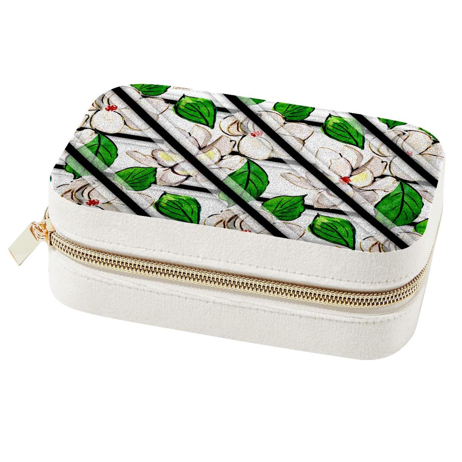 Boîte à bijoux de voyage portable avec rangement colliers et bagues