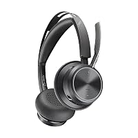 Poly Voyager Focus 2-M USB-C-C Headset con adattatore USB-C/A A4HT0AA con cancellazione