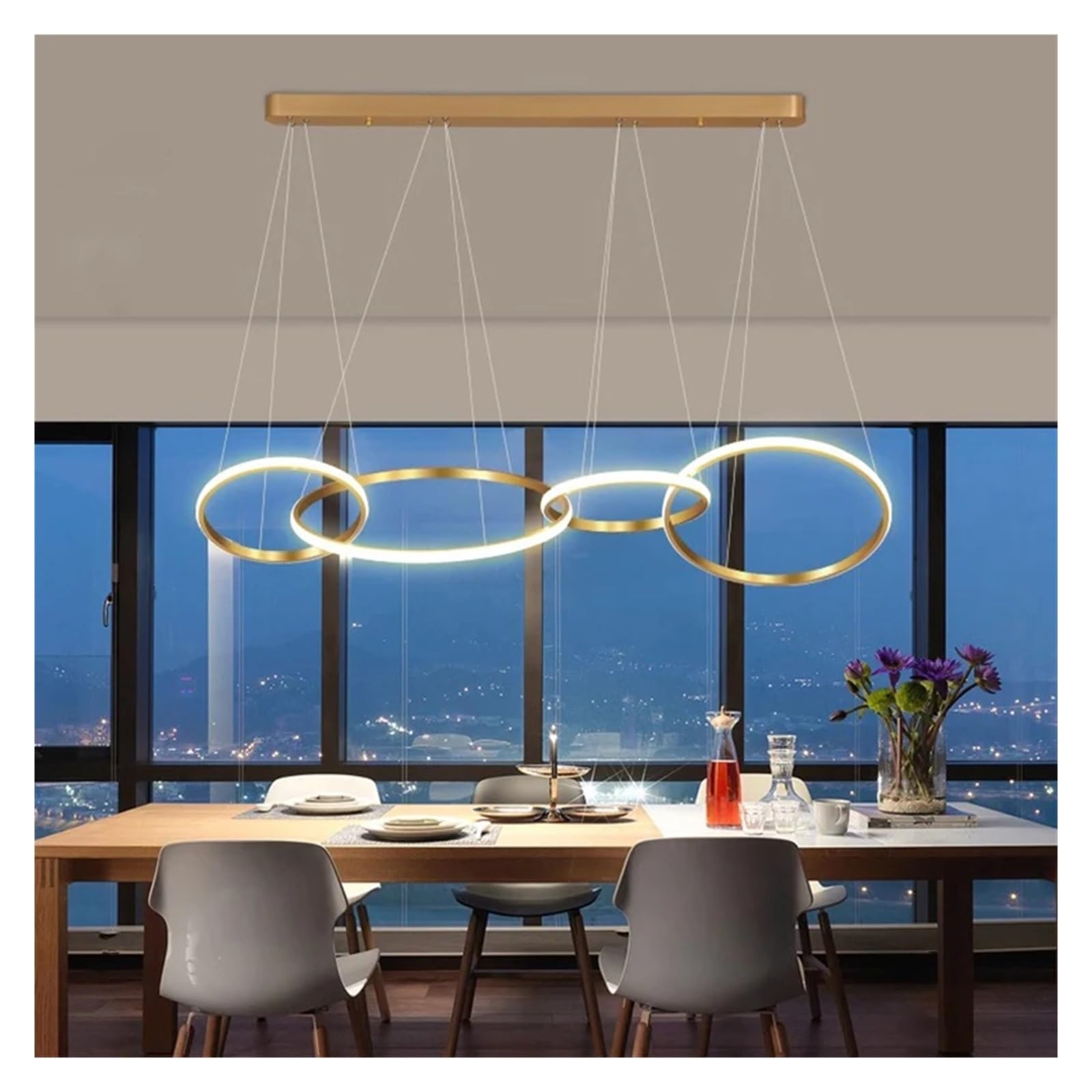 Luces colgantes LED modernas para Sala de estar, comedor, iluminación, decoración de interiores, dormitorio, cocina, Barra, accesorio