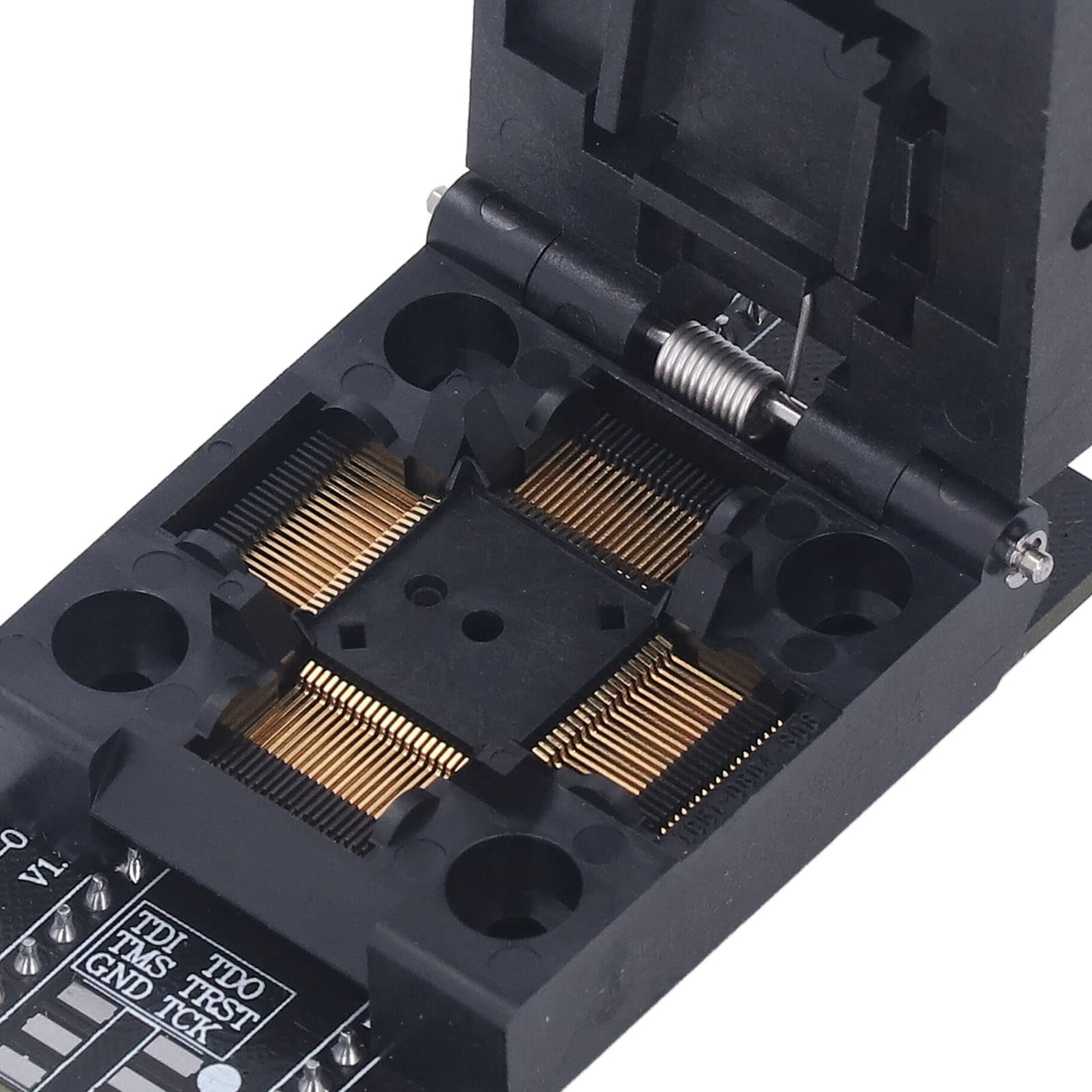 Adattatore Programmatore RT809H Adattatore Programmatore RT809H, Presa Programmatore RT809H Presa Adattatore PEI PES QFP80 Interfaccia ICSP Seriale Adattatore di Programmazione