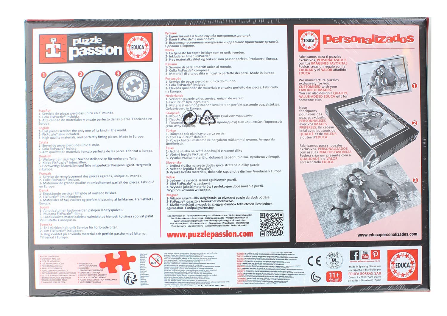 Educa Puzzle, pupazzo di neve (500 pezzi)