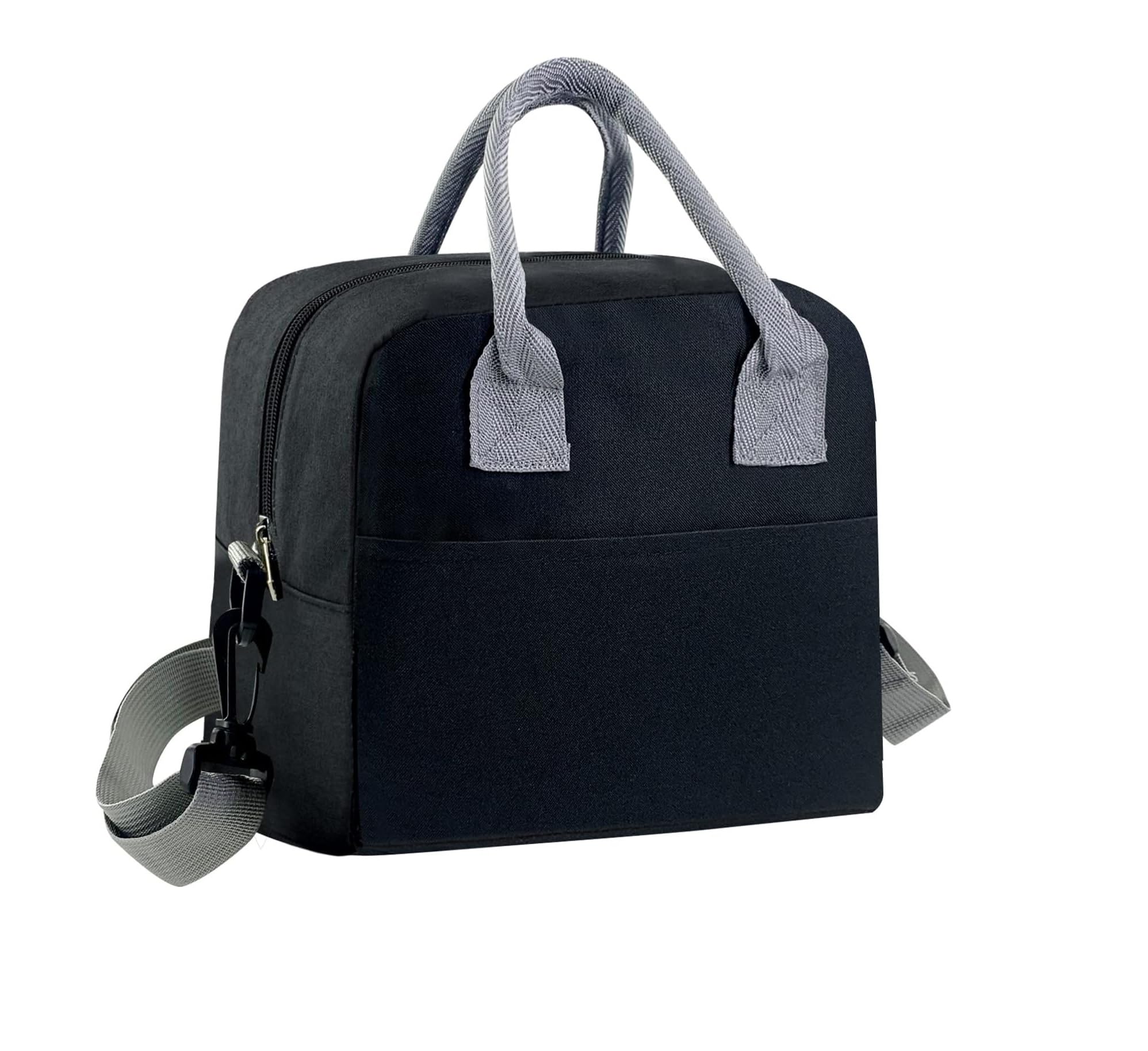 BLUE BEADS Thermal Insulated Travel Lunch Bags for Diwali Gift Item for Men Women Work, Student Kids to School Leak-Proof Hot Cold Lunch Bag Reusable Tote Bag with Aluminium Inner Foil (1 Pcs) Black (B0CG63PQBR) Amazon Price History, Amazon Price Tracker