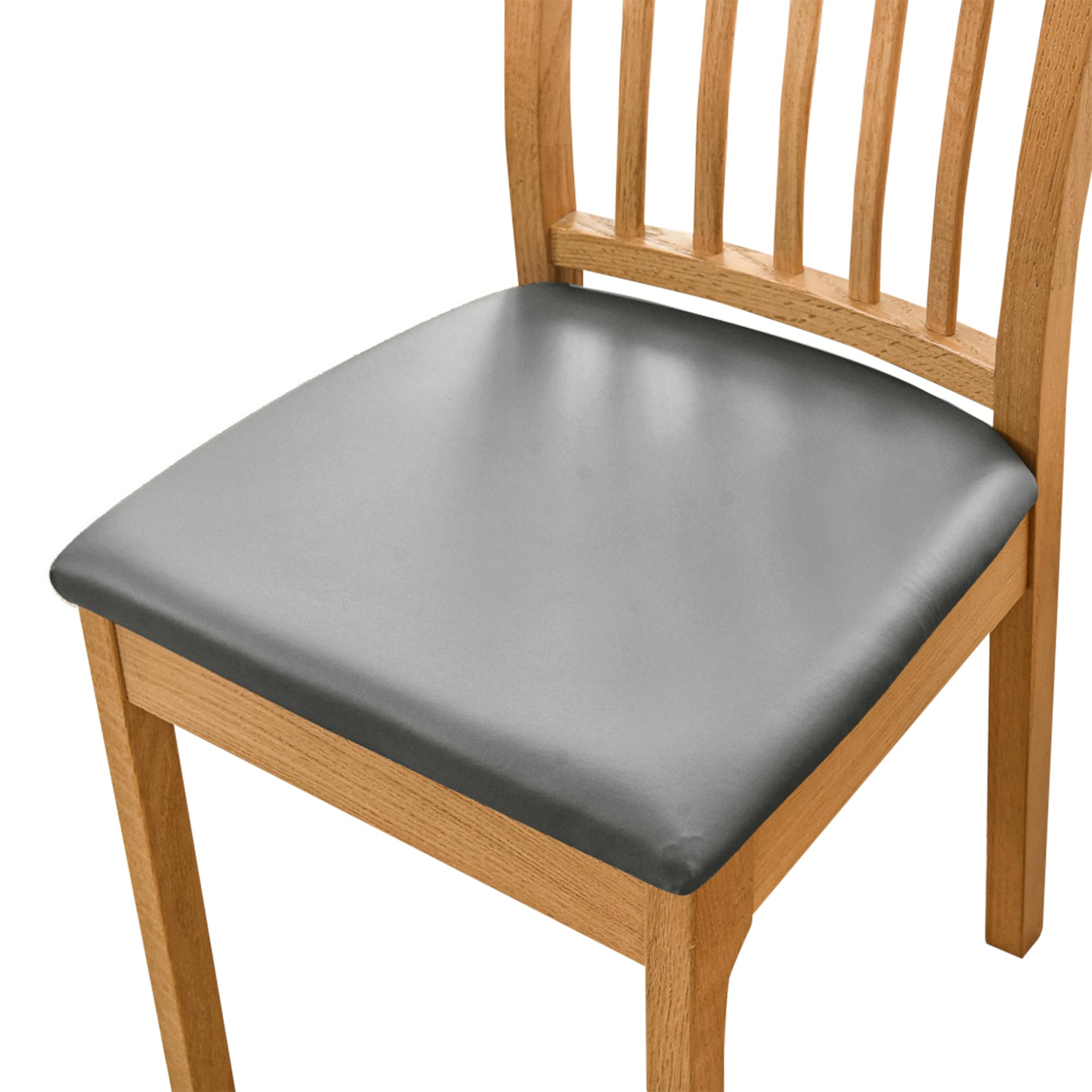 Kozuoan Dining Chair Covers, PU Waterproof Removable Dining Chair Covers