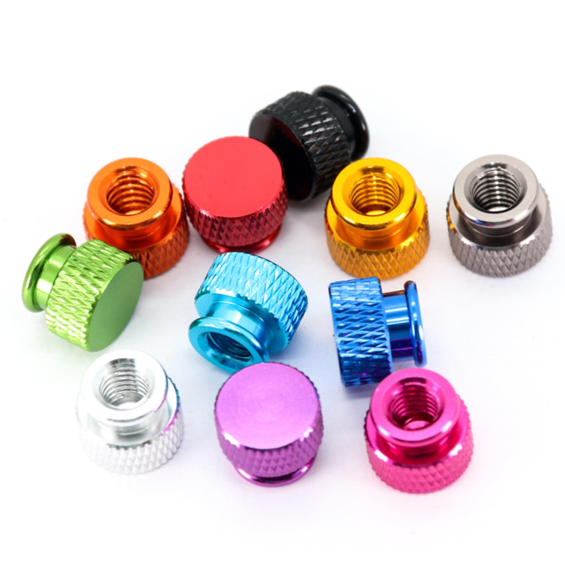 Aluminum Nuts for Computer Cases - Royal Blue -7