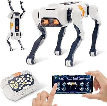 EULEUY EULEUY Chien Robot Programmable STEM avec Contrôle Vocal et Application