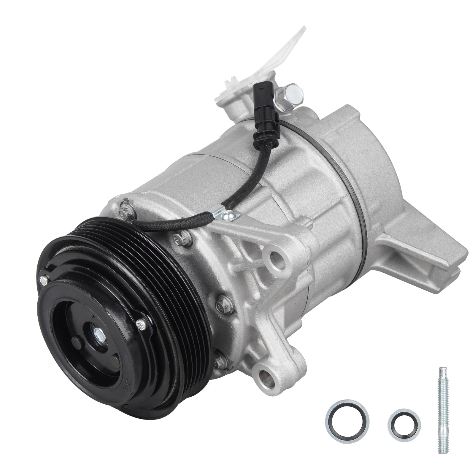 View 1 of *HEAVY* *Used* Youxmoto AC Compressor for Chevrolet, GMC, Cadillac, Buick