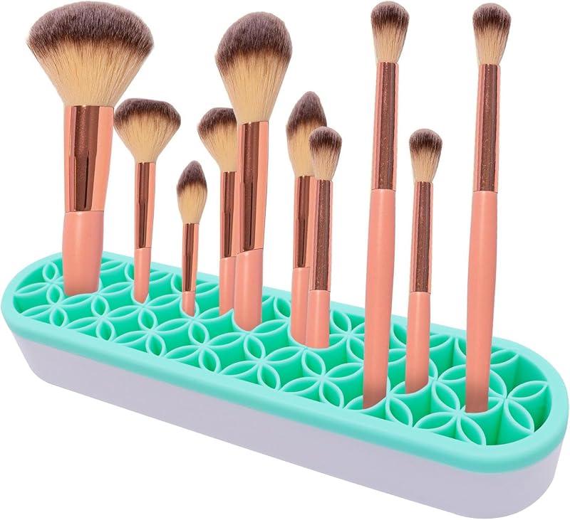 Suporte de silicone para pincéis e ferramentas GDFYMI, verde, 1 unidade