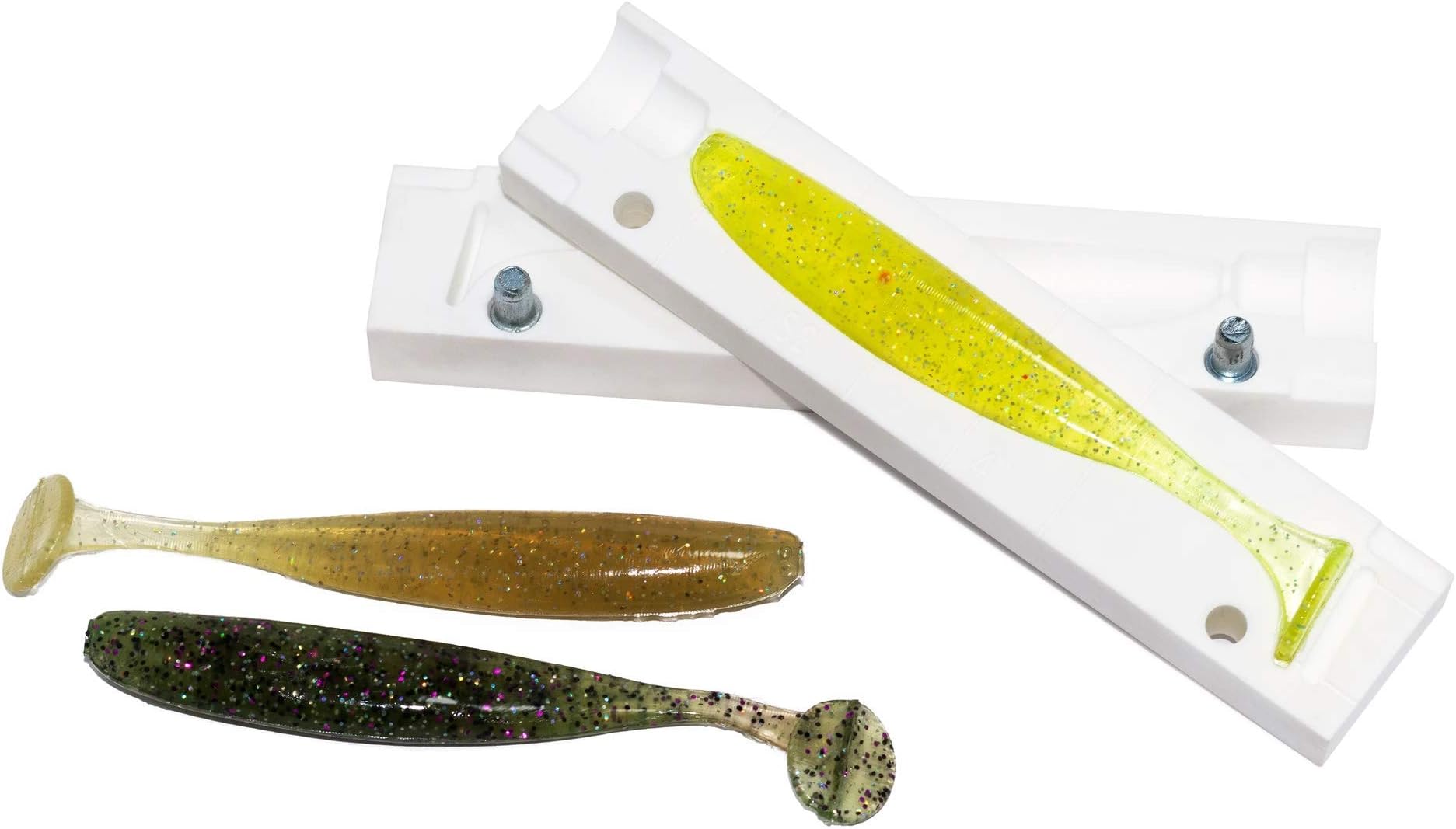 Authentic Handmade Shiner Shad Bait Form 4" Soft Plastic DIY Making