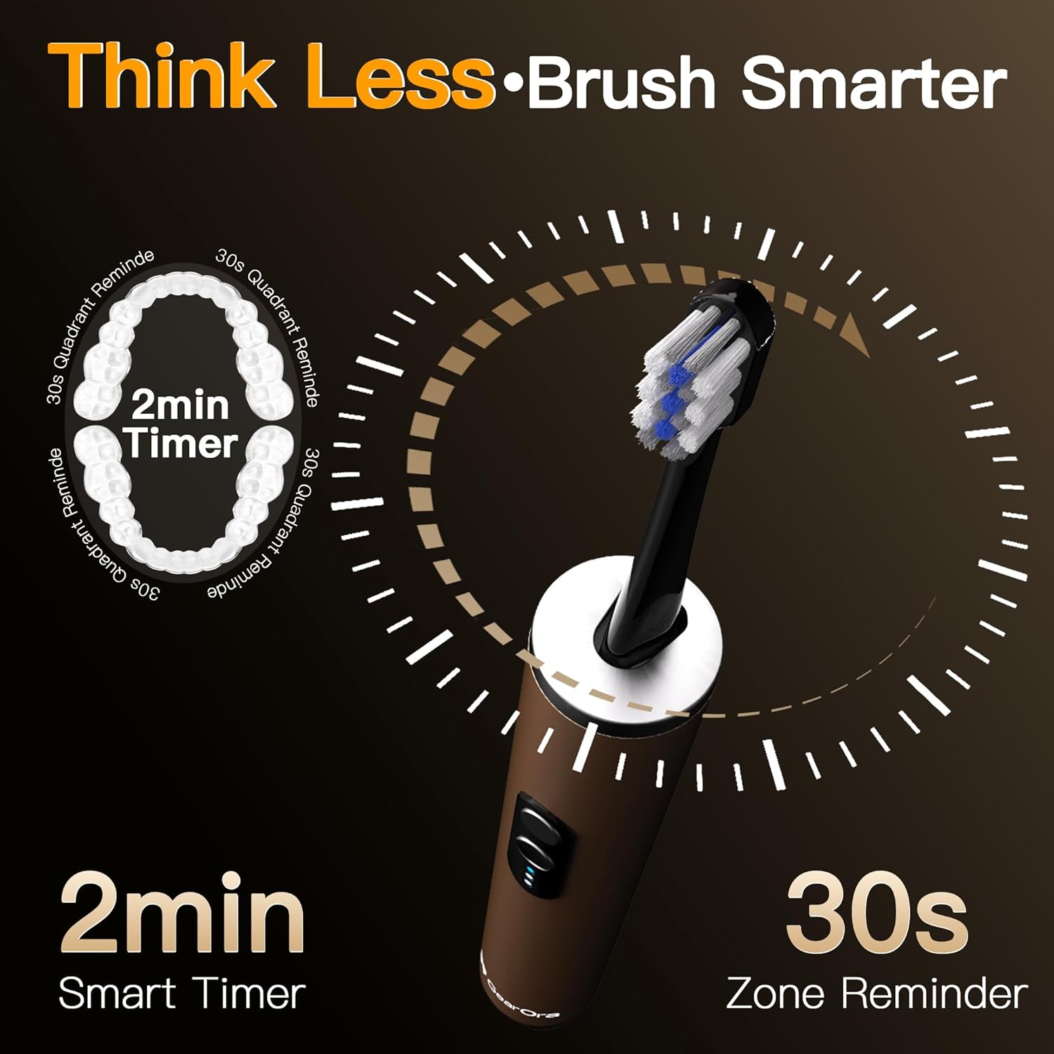 M23 Travel Electric Toothbrush for Adults, Retractable Portable Sonic Toothbrush, Aluminum Body, 30-Day Battery, Universal USB-C Charging, IPX7 Waterproof, Compact Travel Size Toothbrush