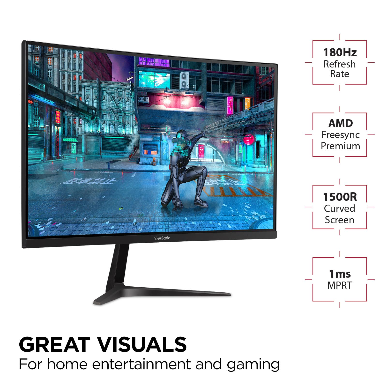 Amazon.com: ViewSonic VX2718-2KPC-MHD 27 Inch WQHD 1440p 165Hz 1ms