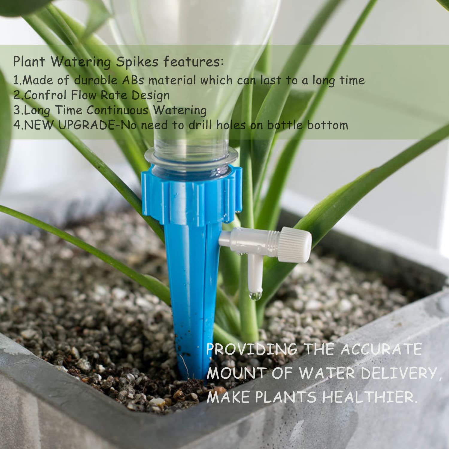 Amazon.com : LABOTA 24 Pack Self Watering Spikes for Plants,Automatic Plant  Waterer Indoor,Adjustable Drip Irrigation Devices for Outdoor & Garden :  Patio, Lawn & Garden