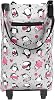 Collapsible Trolley Bag on Wheel, Reusable Grocery Bag with Wheels Rolling Shopping Tote Foldable Grocery Cart Waterproof Wear Resistant Oxford Fabric Bag Large for Supermarket Travel Home