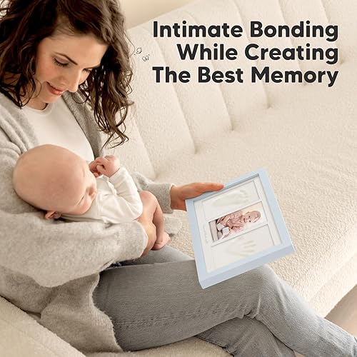 Miniatura 8 de Kit de huellas y manos para bebé, kit de huellas de bebé, marco de recuerdo para recién nacidos, kit de huellas de manos para bebé, regalos