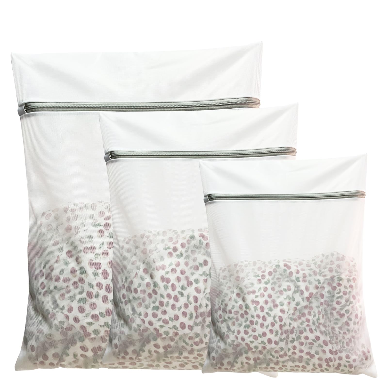Laundry Bags Mesh Wash Bags Mesh Laundry Bags for Ddelicates 3pcs mesh laundry bag with Zipper for Laundry