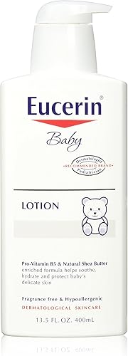 Eucerin Loción corporal calmante para bebés 13.50 oz (paquete de 3)