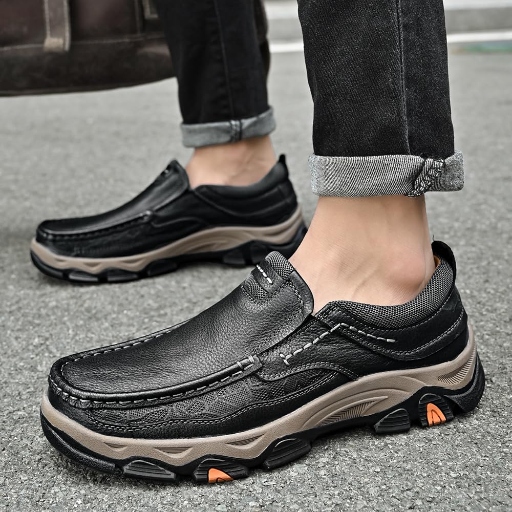 MEIION Jackson - Orthopädische Schuhe für Männer Laufschuhe Herren Trainer Atmungsaktive Trainingsschuhe Joggingschuhe Weiche Dicke Sohle Bequeme Leichte Turnschuhe